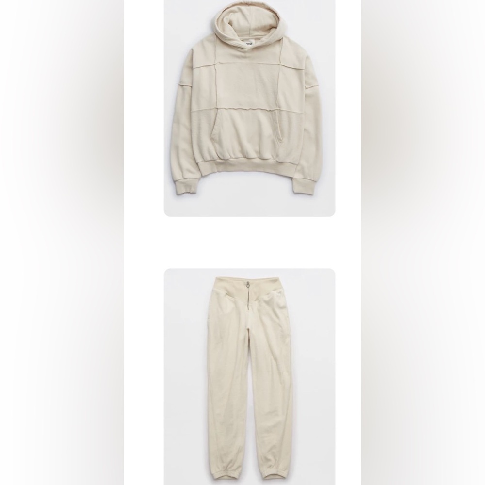 aerie sweatshirt and jogger set
